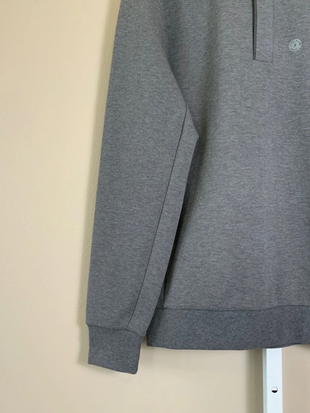 POLO Ralph Lauren Double-Knit Quarter Snap Mockneck Pullover Sweatshirt